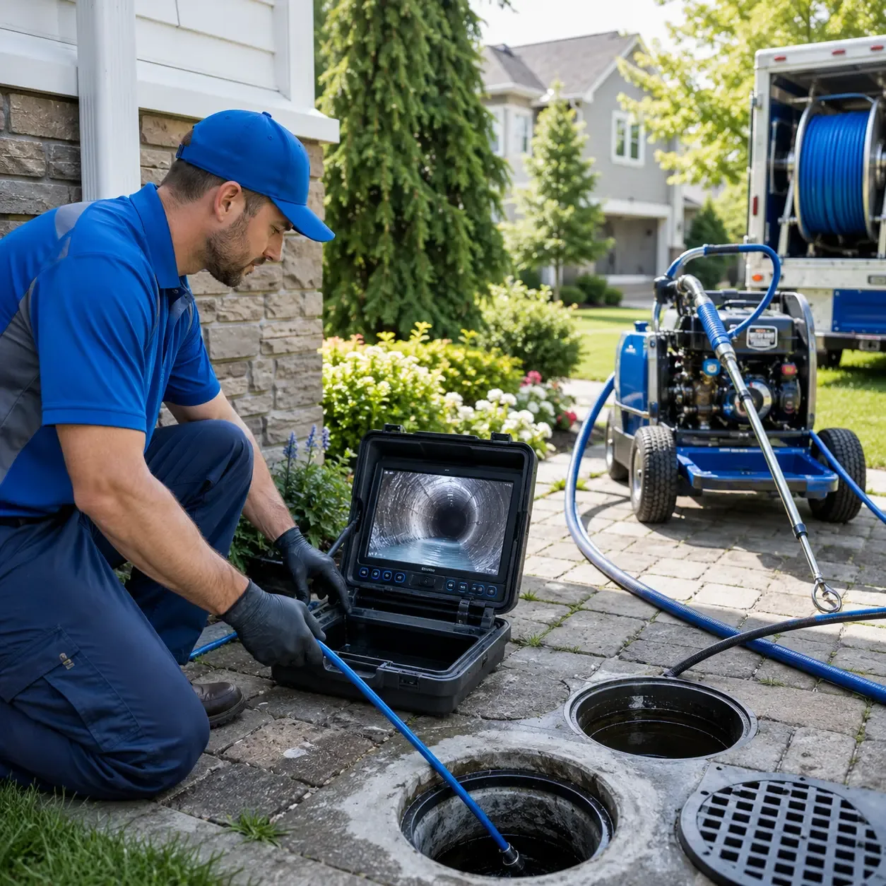 Outdoor drain cleaning professionals serving Pinckney, MI
