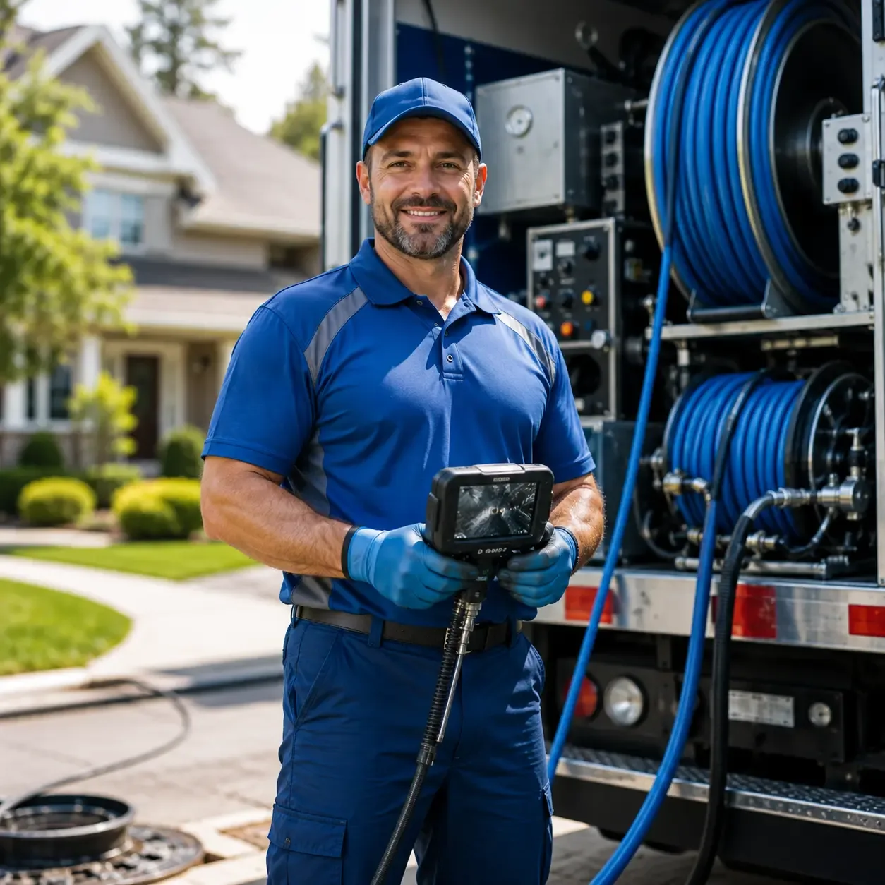 Local outdoor drain cleaning specialists in Pinckney, MI